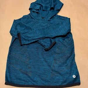 Xersion Teal Hooded Top